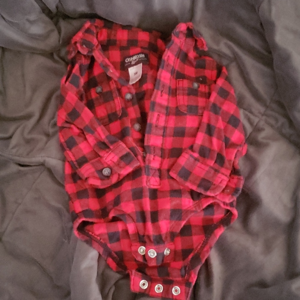 Oshkosh Flannel Button Up